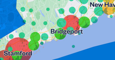 GeoComply Connecticut map